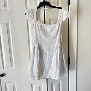 Reformation White Mini Dress